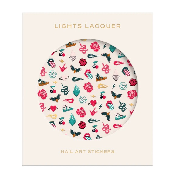 💜 Lights Lacquer Backstage Pass Nail Art Stickers - Picture 8 of 8